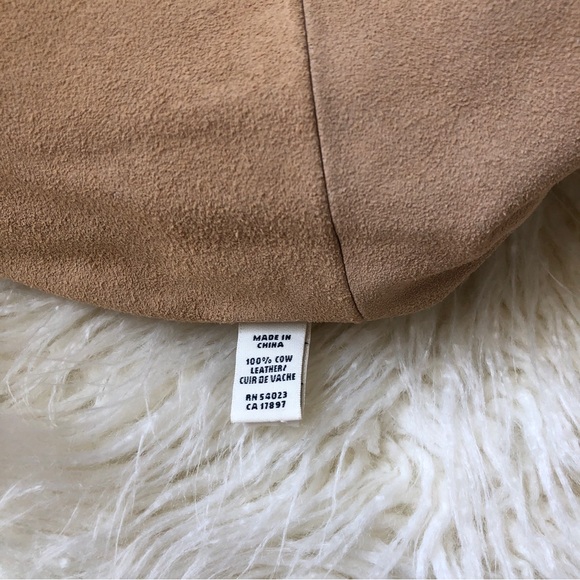 Banana Republic Snakeskin Embossed Leather Boho Crossbody Purse Handbag - Picture 12 of 16